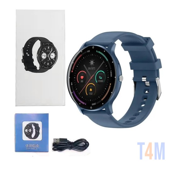 Smartwatch ZL02 Pro 1,39" (Versão para Chamada) Azul